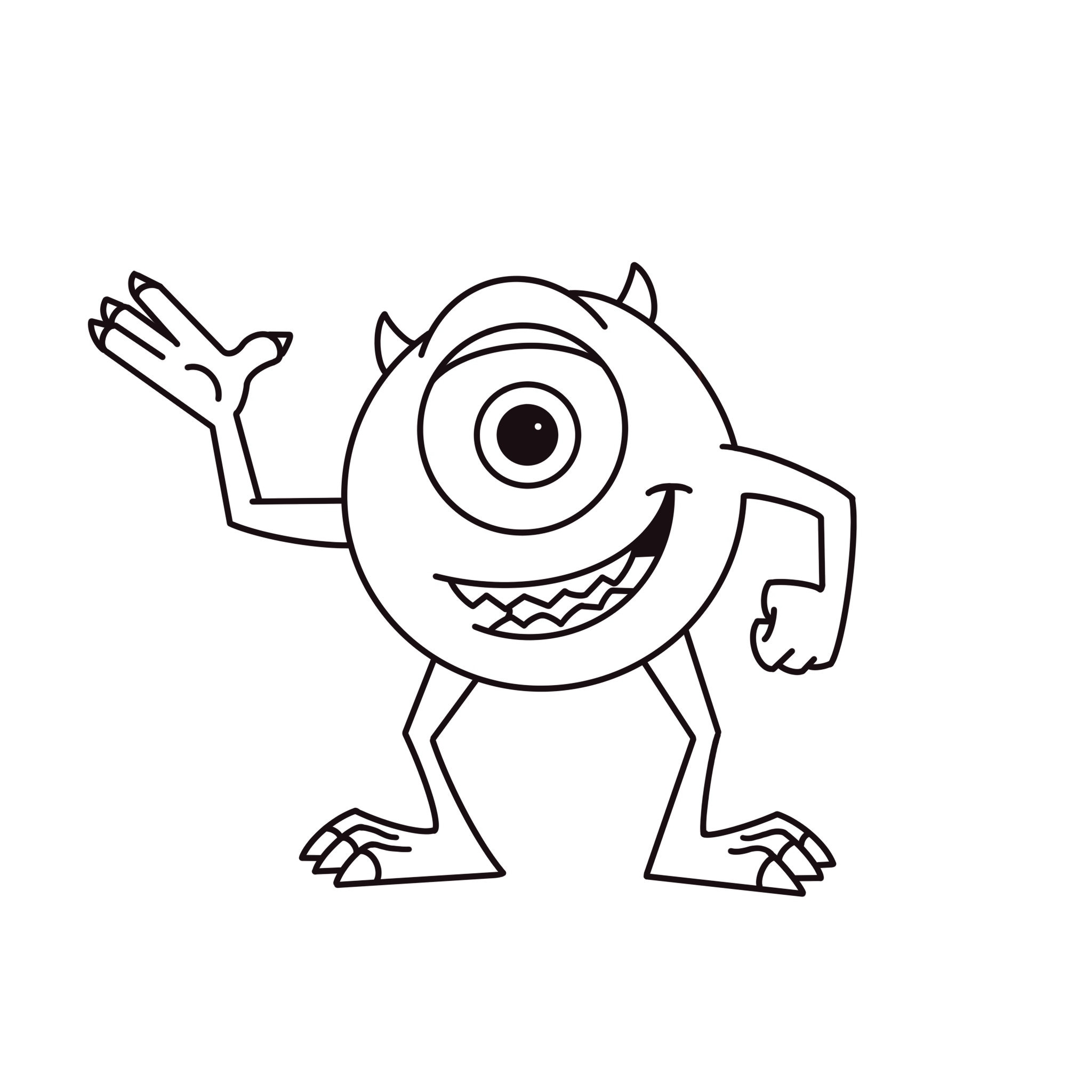 Mike wazowski svgjpegpngpdf files