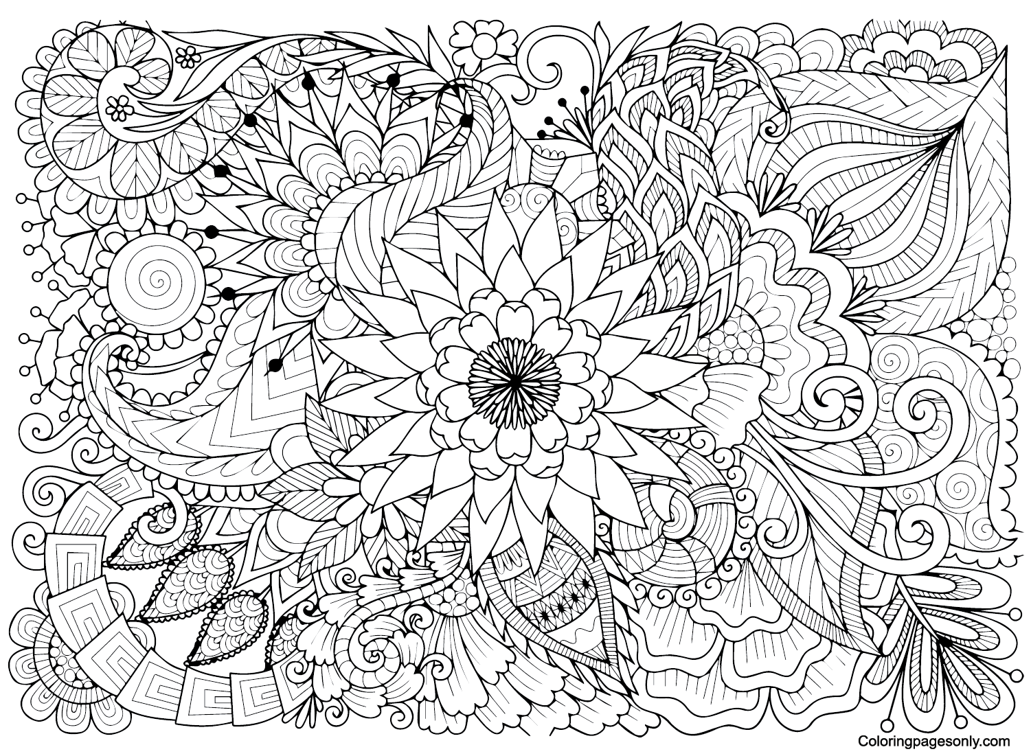 Mindfulness coloring pages printable for free download