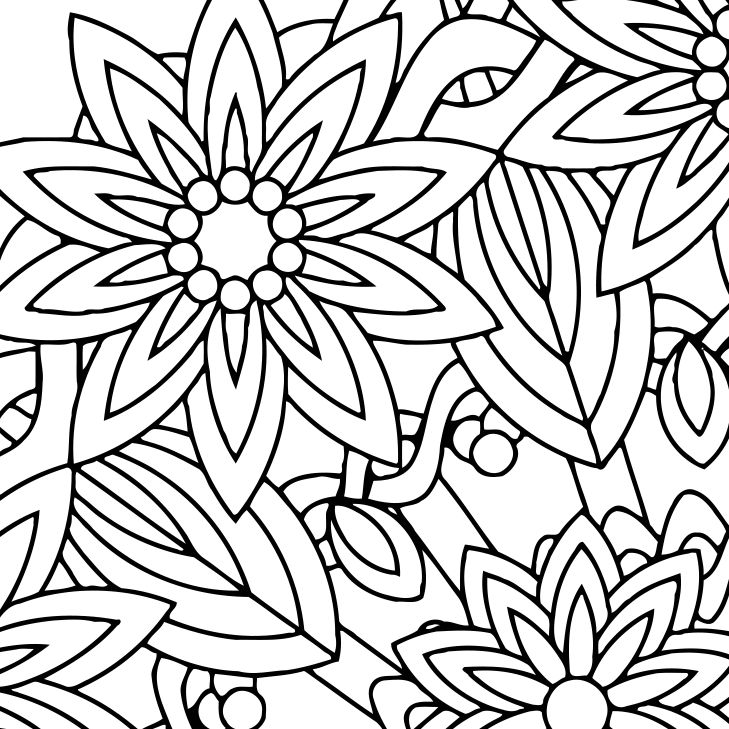 Mindfulness coloring pages