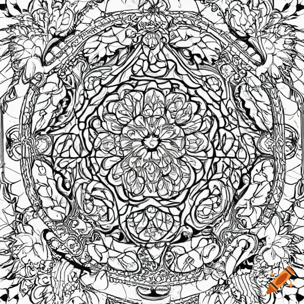 Mindfulness coloring book on