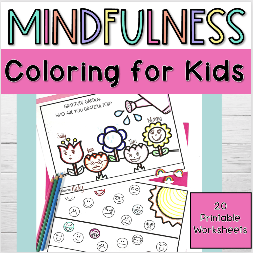 Mindfulness coloring for kids