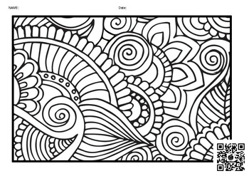 Mindfulness coloring pages for kids tpt