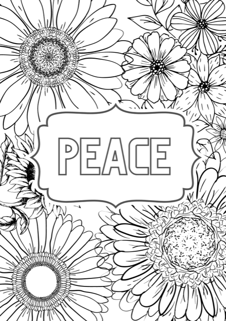 Mindfulness colouring sheets