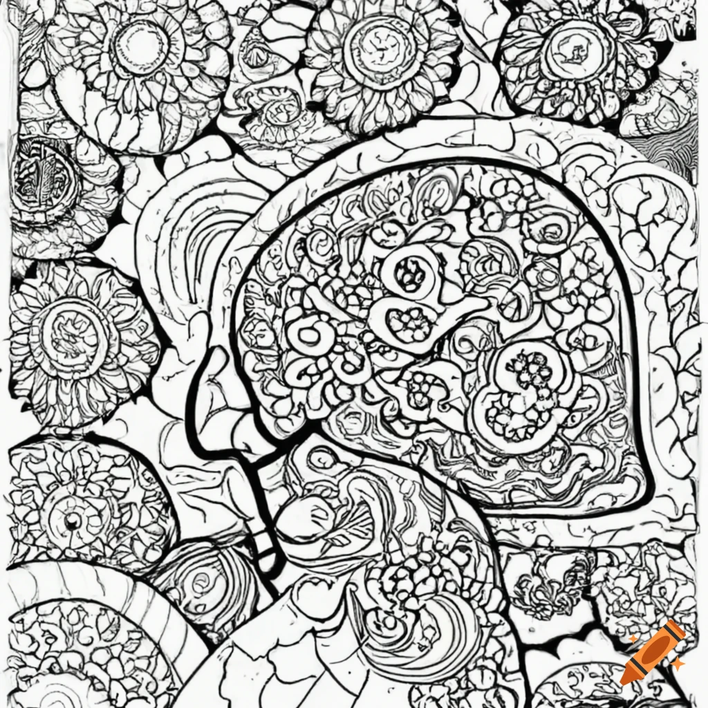 Mindfulness coloring book on