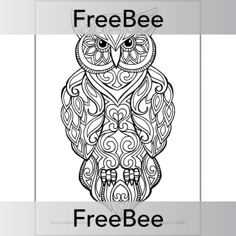 Free animal mindfulness colouring sheets by