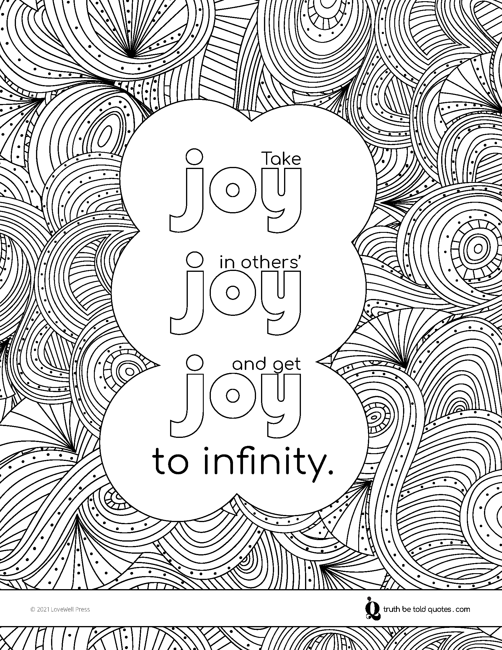 Mindfulness coloring pages