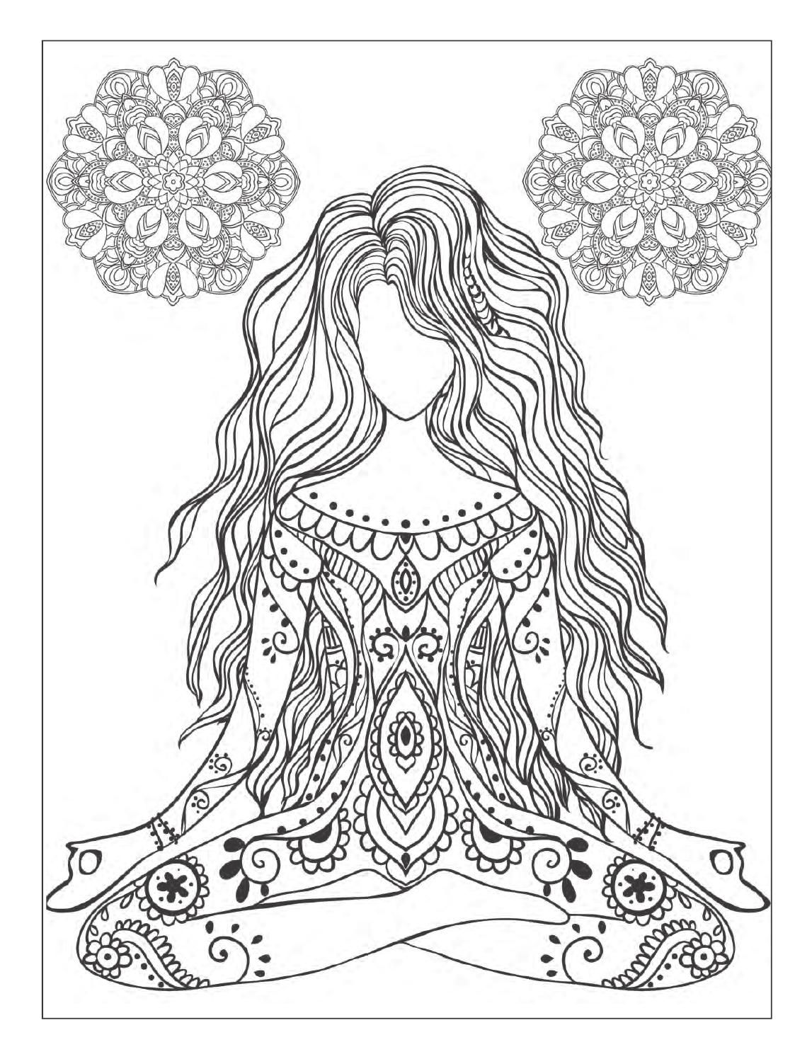 Mindfulness coloring pages