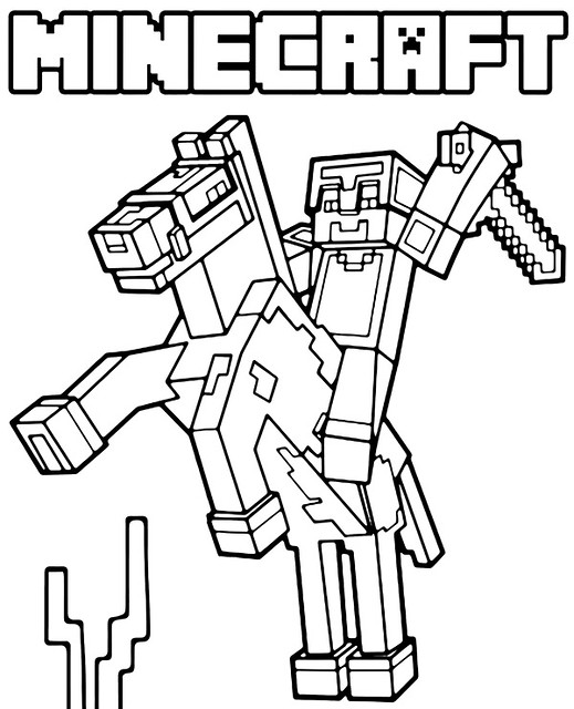 Minecraft coloring page from tcp top selection of printablâ