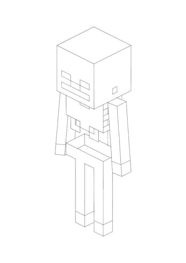 Minecraft coloring pages