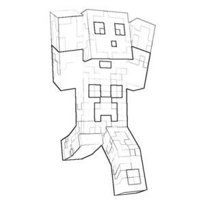 Minecraft coloring pages printable for free download