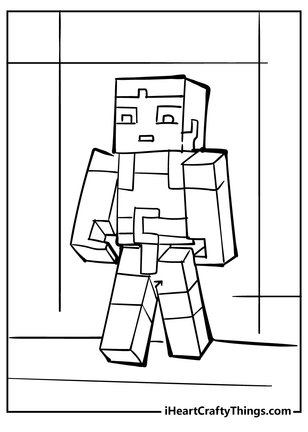 Minecraft coloring pages free printables