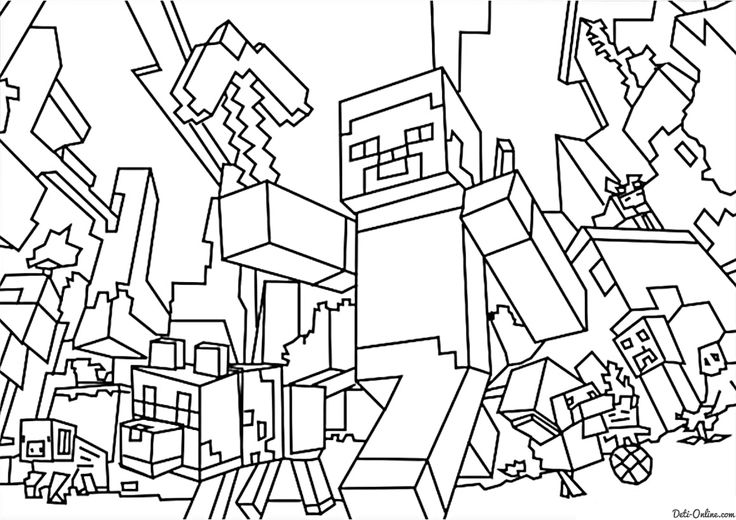 Minecraft coloring pages print them for free pictures from the game minecraft coloring pages ninjago coloring pages coloring pages