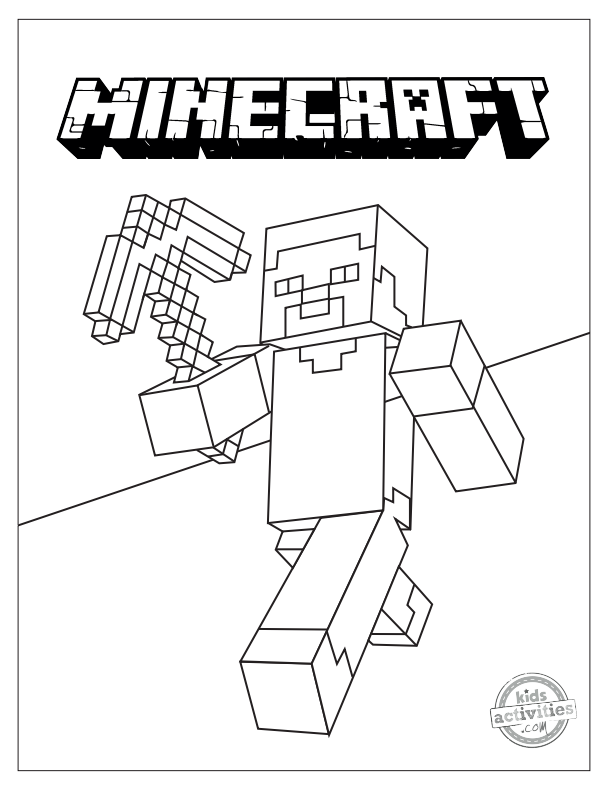 Free printable minecraft coloring pages for kids kids activities blog