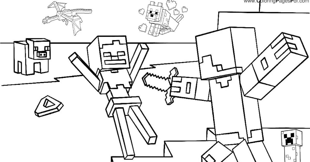 Free minecraft coloring pages rcoloringpagespdf