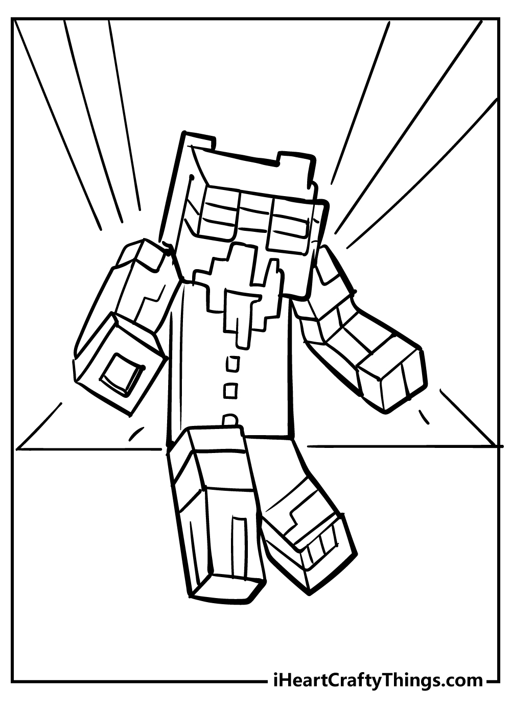 Minecraft coloring pages free printables