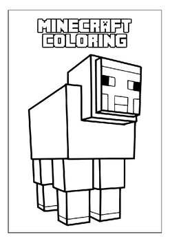 Educational fun with minecraft printable minecraft coloring pages for kids