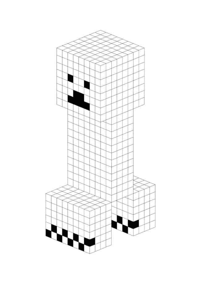 Minecraft coloring pages