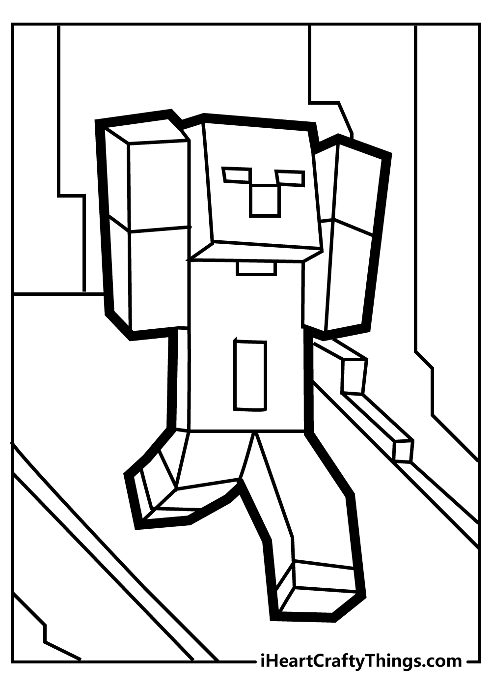 Minecraft coloring pages free printables