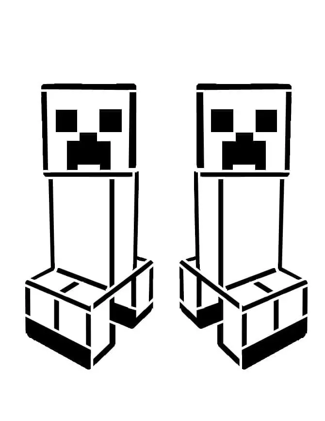 Minecraft creepers fãrbung seite