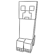 Free printable minecraft coloring pages for toddlers