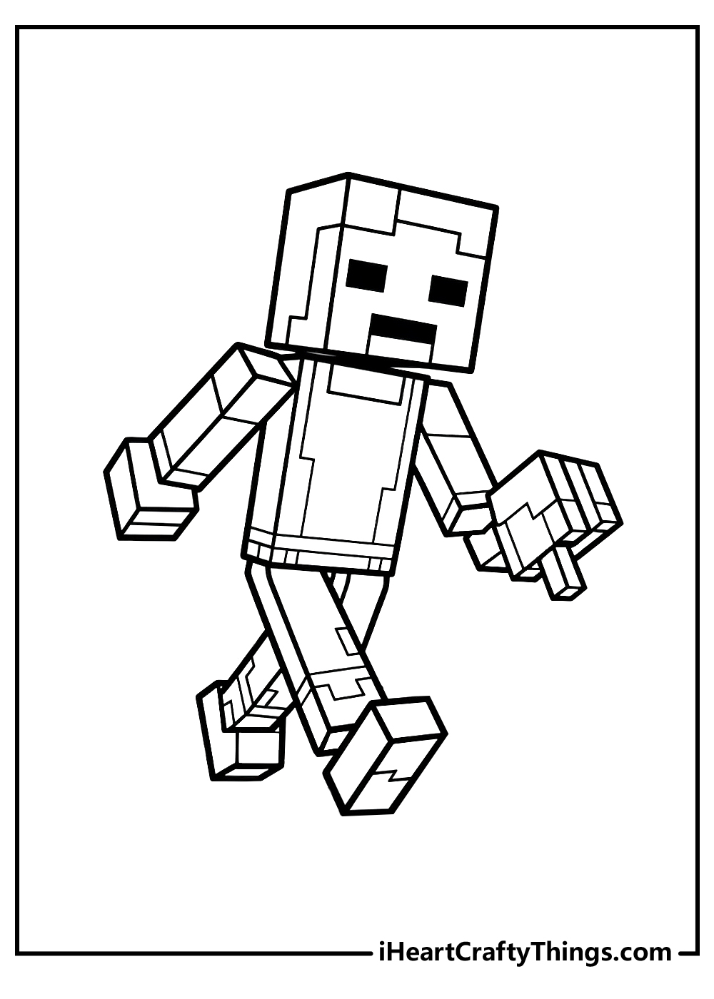 Minecraft coloring pages free printables