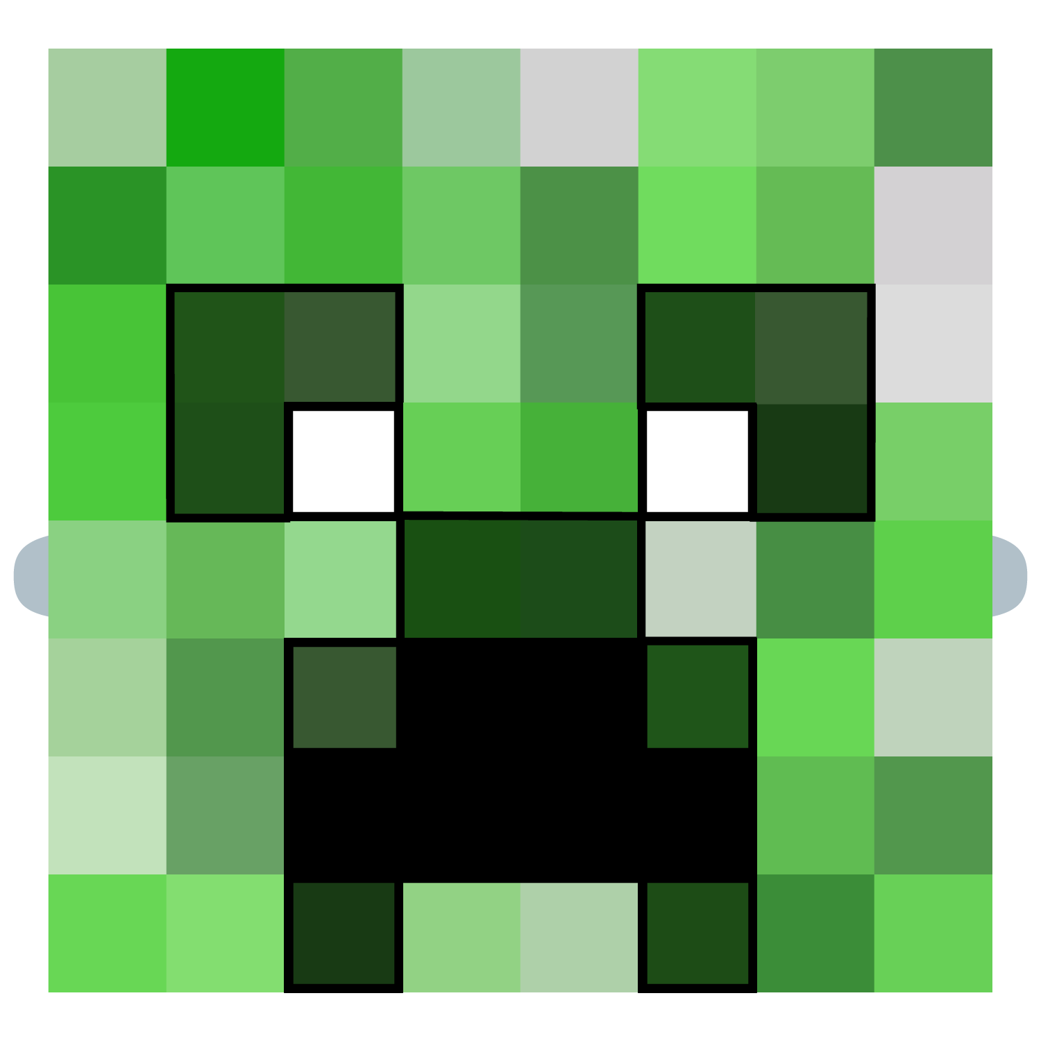 Minecraft creeper mask template free printable papercraft templates