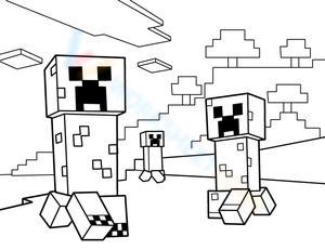 Free printable minecraft coloring pages for all ages