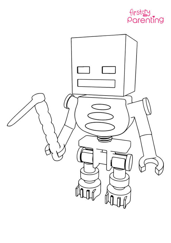 Easy printable minecraft coloring pages for kids