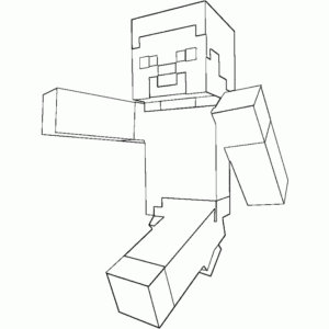 Minecraft coloring pages printable for free download