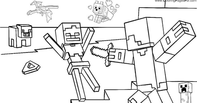 Free minecraft coloring pages rcoloringpagespdf