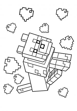 Free printable minecraft coloring pages for adults and kids