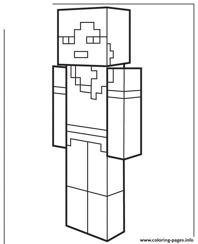 Print alex from minecraft coloring pages minecraft coloring pages minecraft printables coloring pages for boys