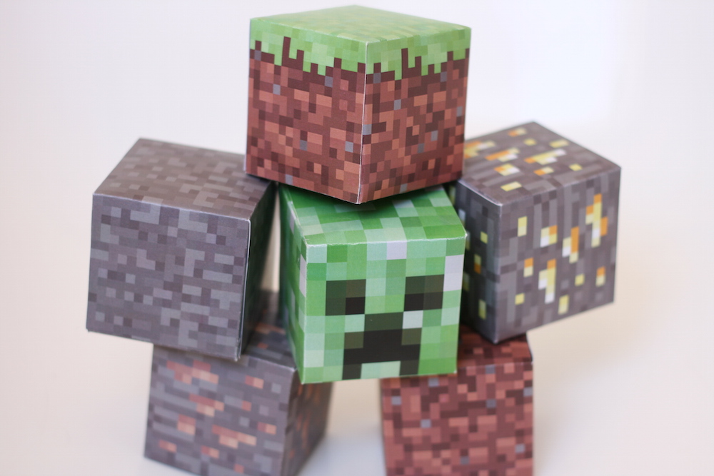 Printable minecraft blocks free download