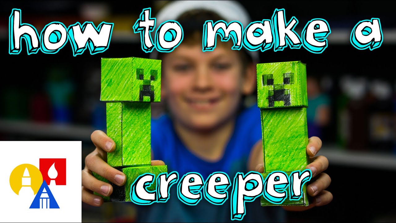 How to ake a papercraft creeper fro inecraft