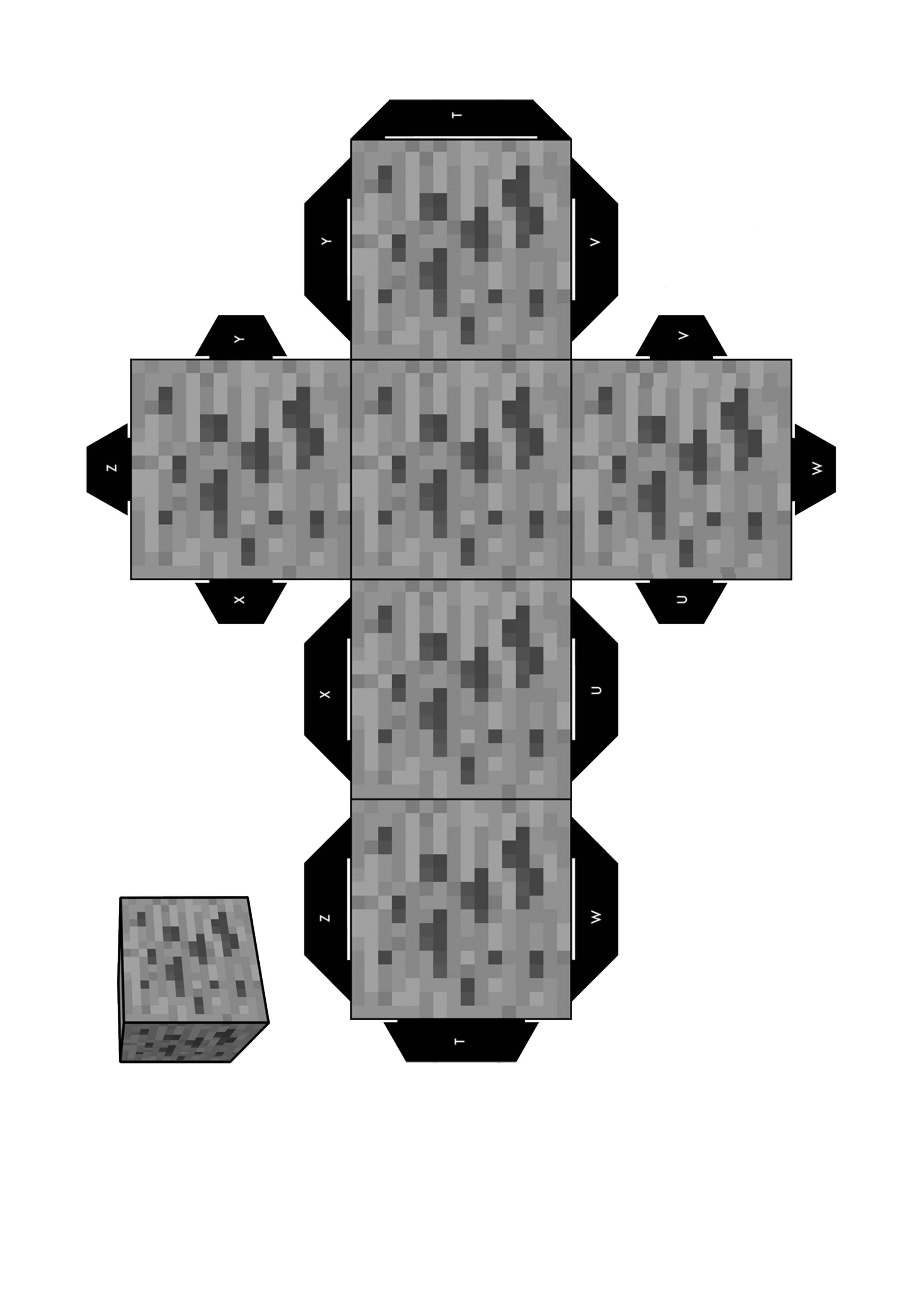 Cubeecraft coal block jpg psd pdf studio