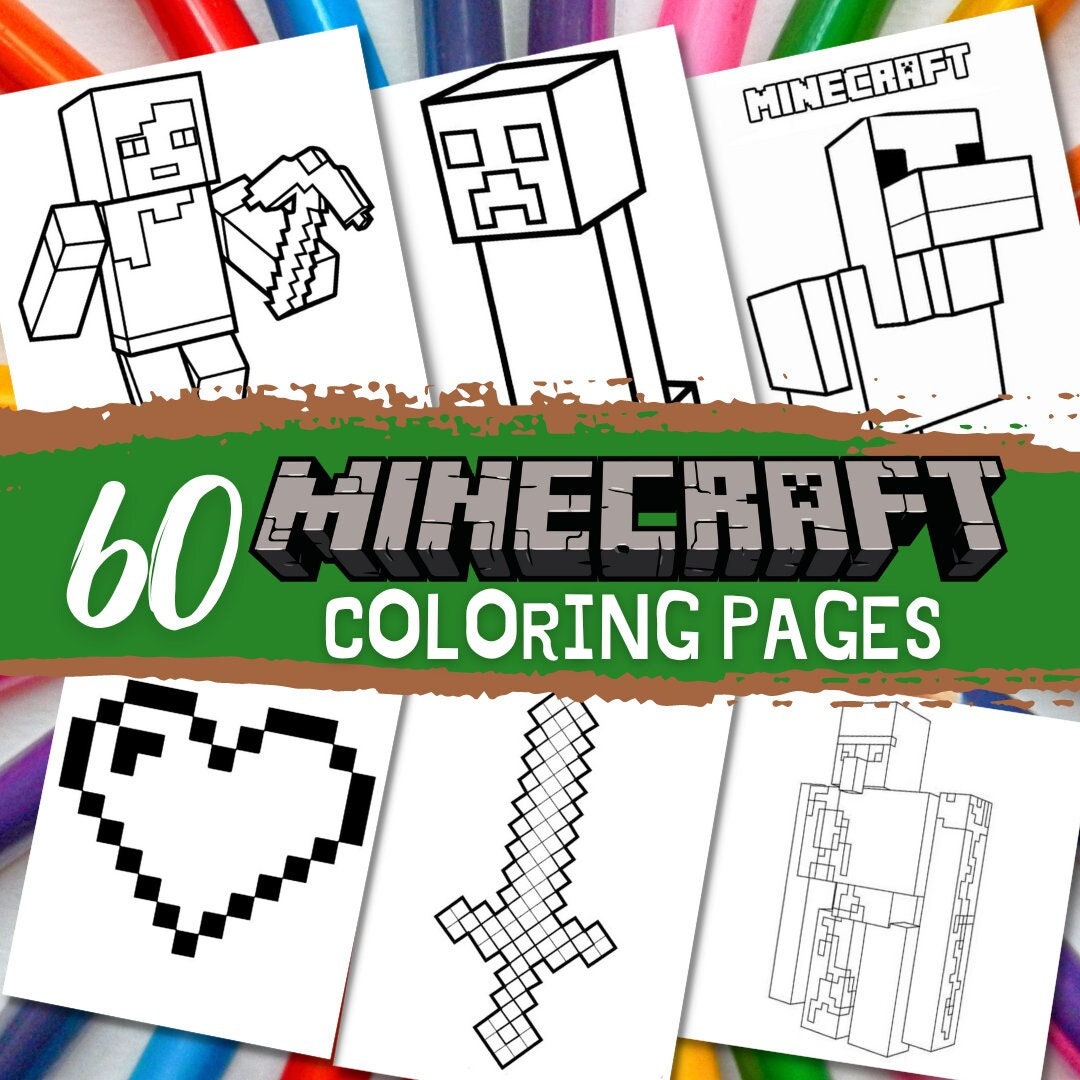 Coloring pickaxe