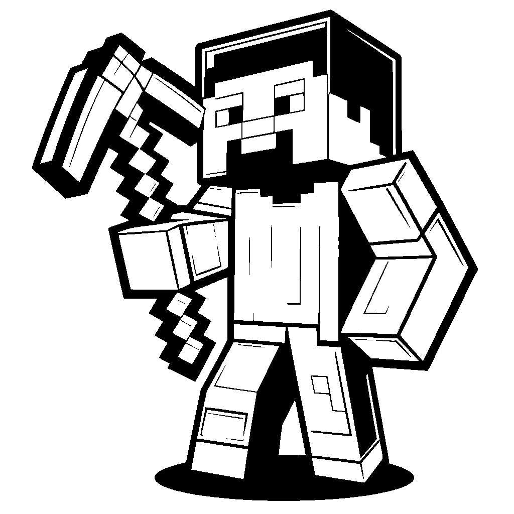 Minecraft coloring pages free minecraft