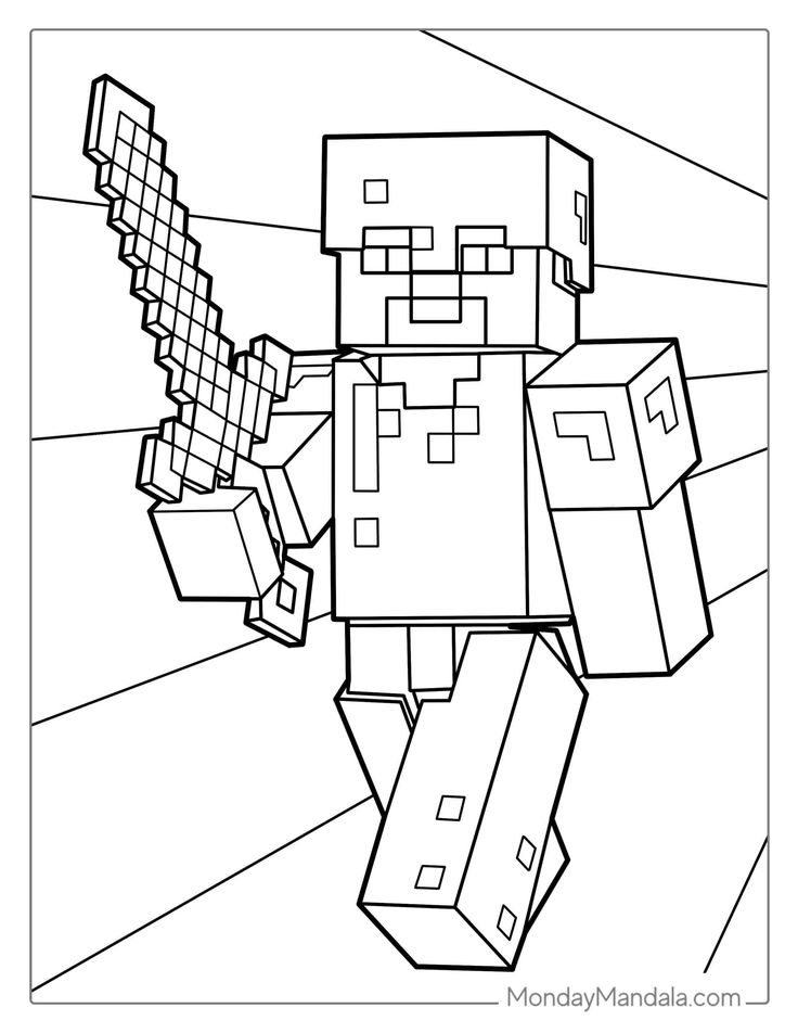 Minecraft coloring pages free pdf printables minecraft coloring pages easy coloring pages coloring pages