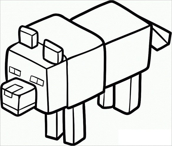 Minecraft coloring pages