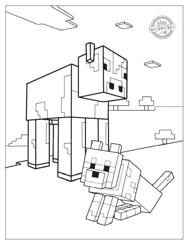 Free printable minecraft coloring pages for kids kids activities blog