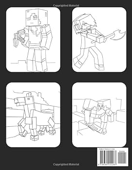 Minecraft coloring book high quality jumbo colouring book with unique illustrations coloring book for kids all ages kunda bll art books