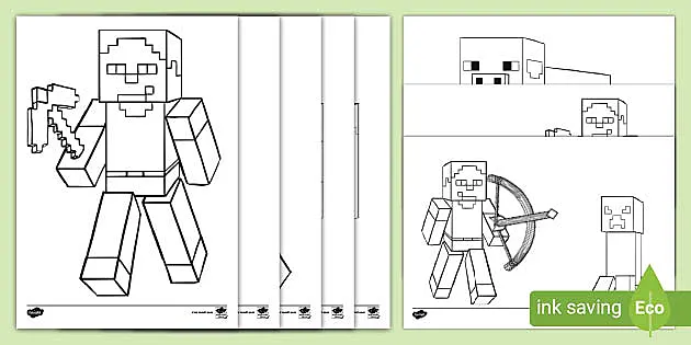 Block adventurer louring pages teacher made