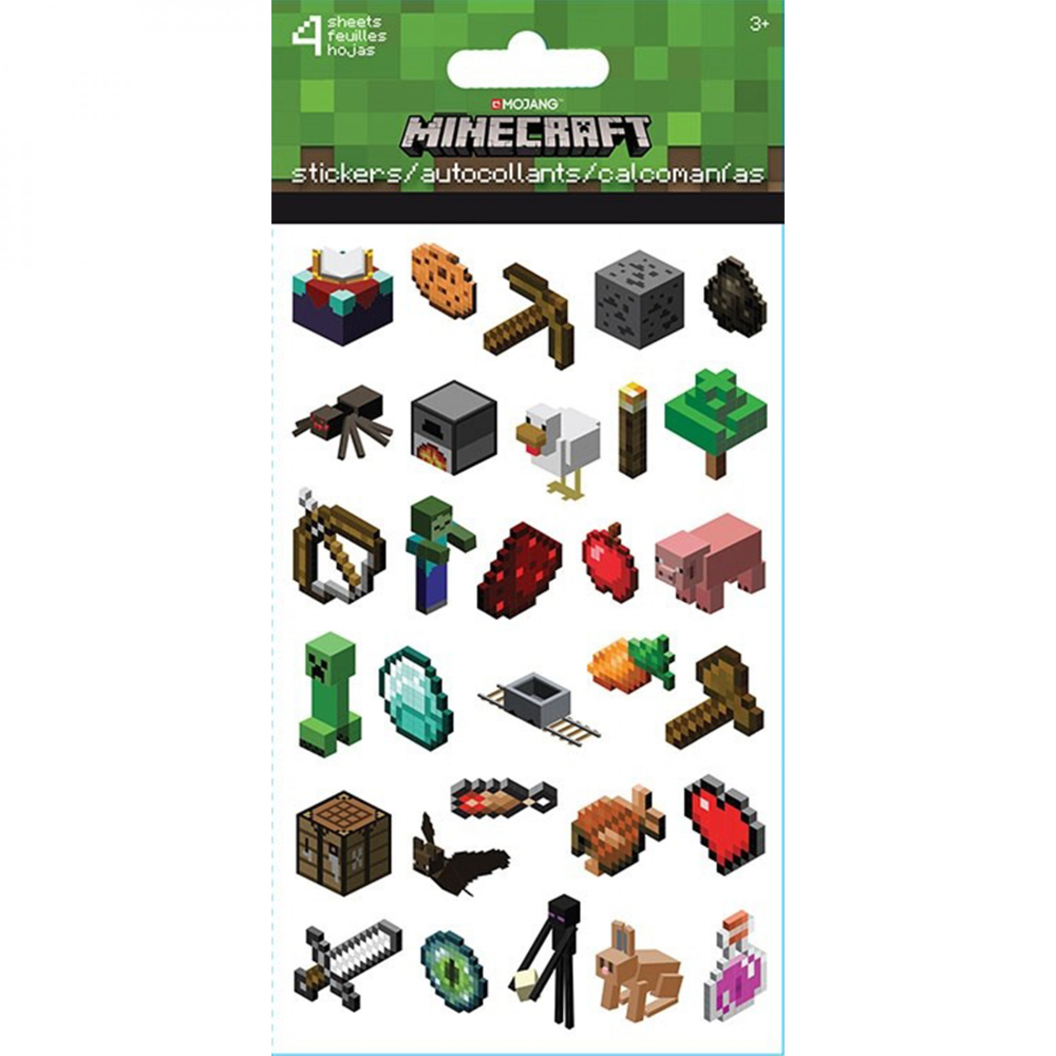 Minecraft characters game asset stickers