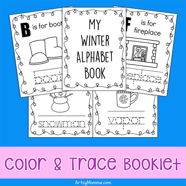 Seasonal alphabet mini book printables