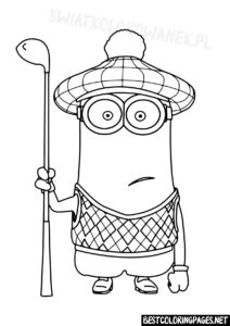 Minions coloring pages