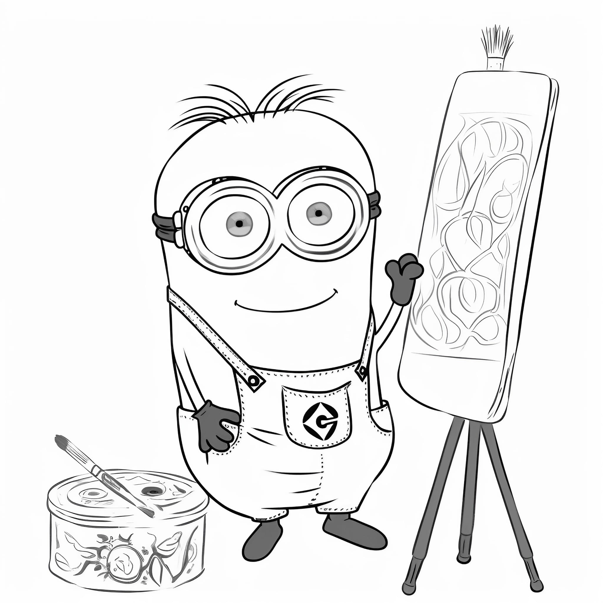 Minion coloring pages for free printable