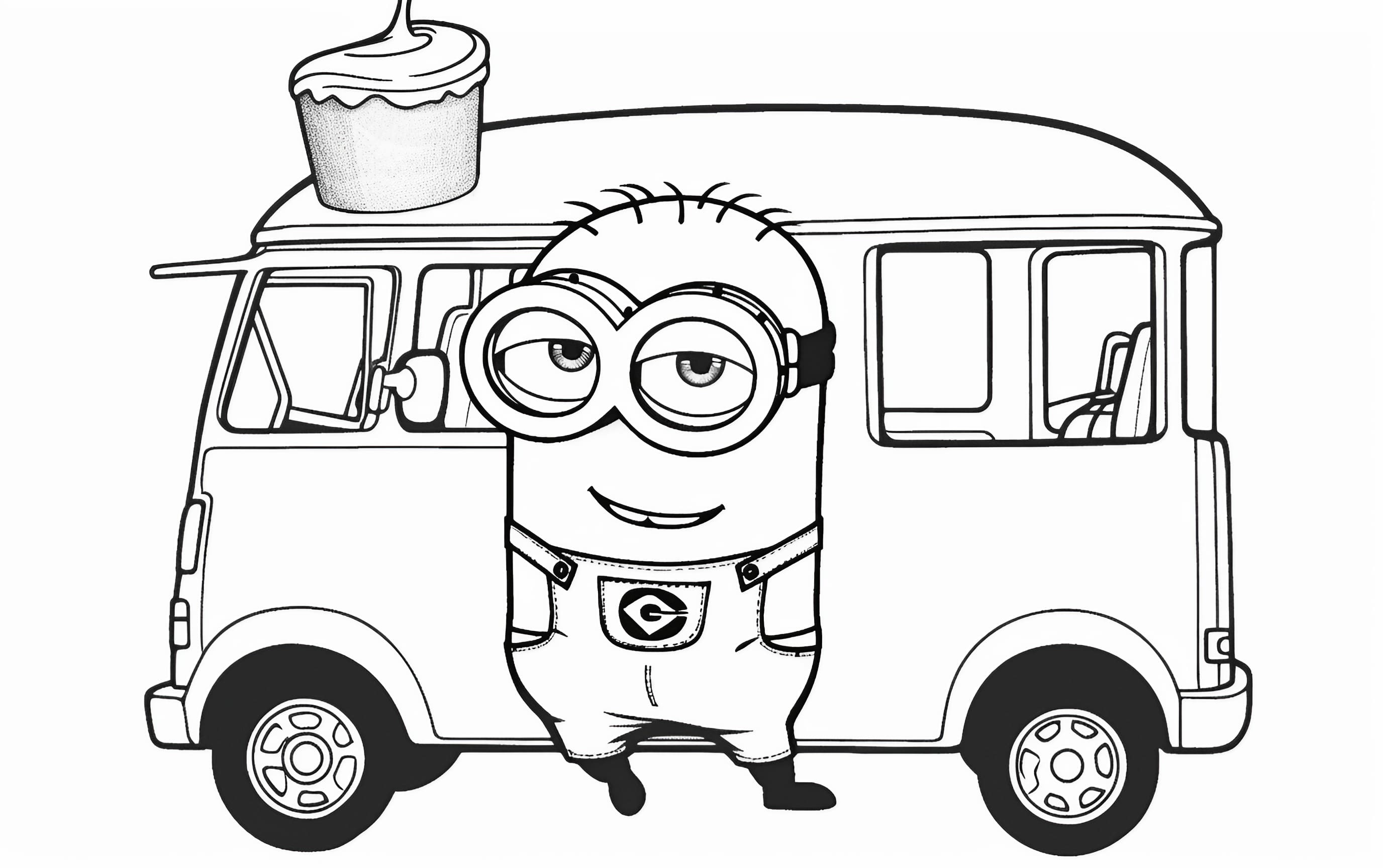 Minion coloring pages for free printable