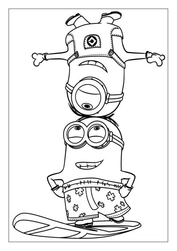 Minions coloring pages printable coloring sheets