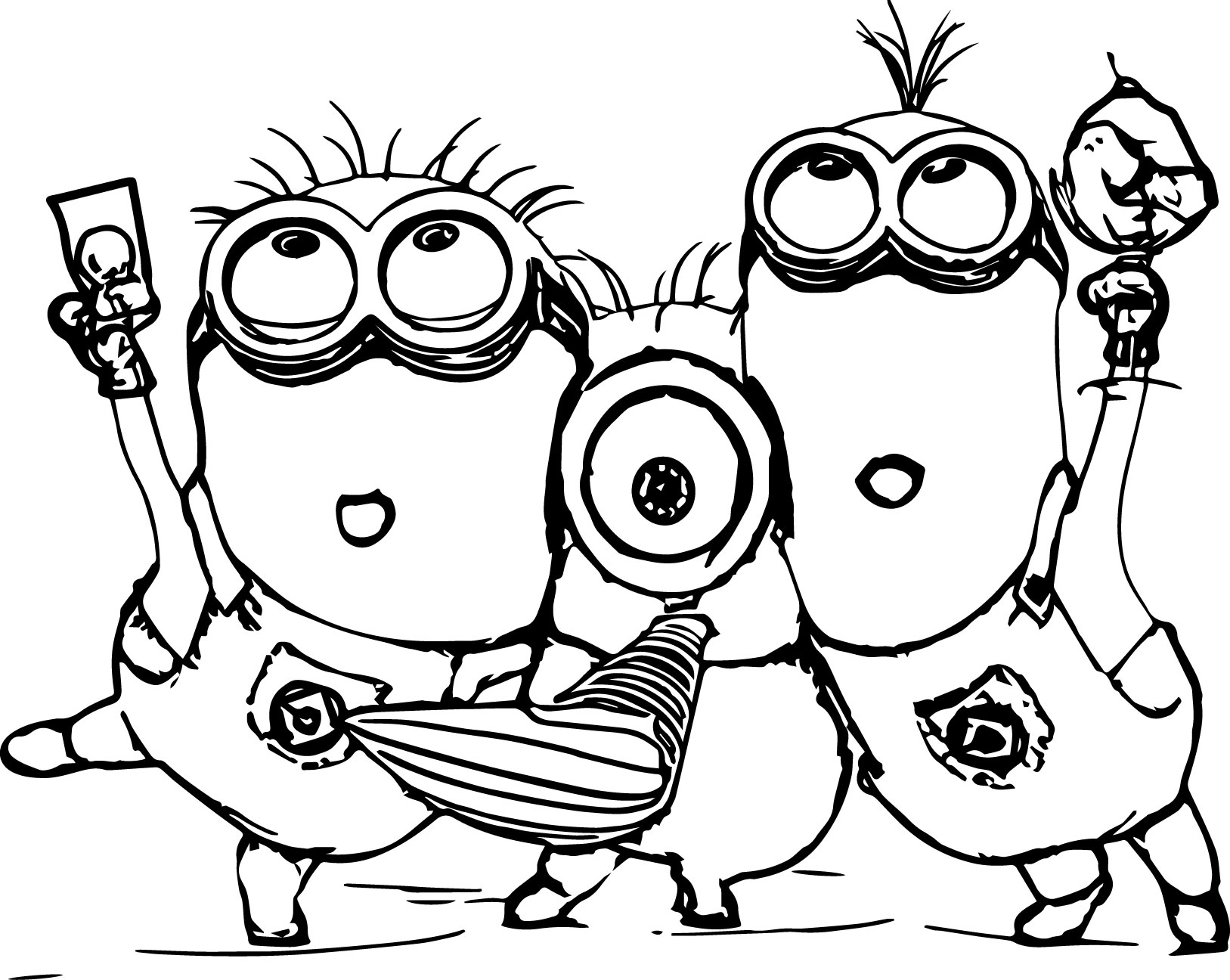 Minion coloring pages