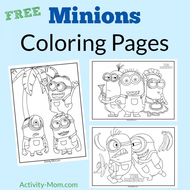 Minions coloring pages free printable